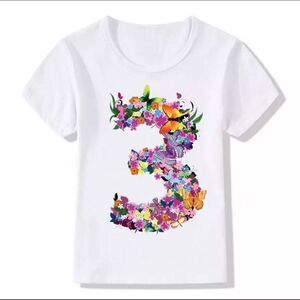 Birthday T-Shirt for 3 year old girl